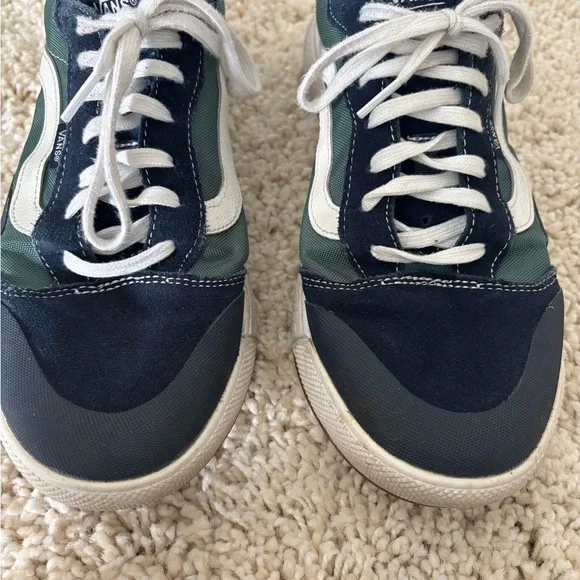 Mens Vans Green Blue Sneakers Size 11 - Picture 2 of 6